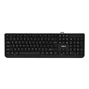 Logo Cut, Tastatur US, klassisch, verkabelt (USB), schwarz